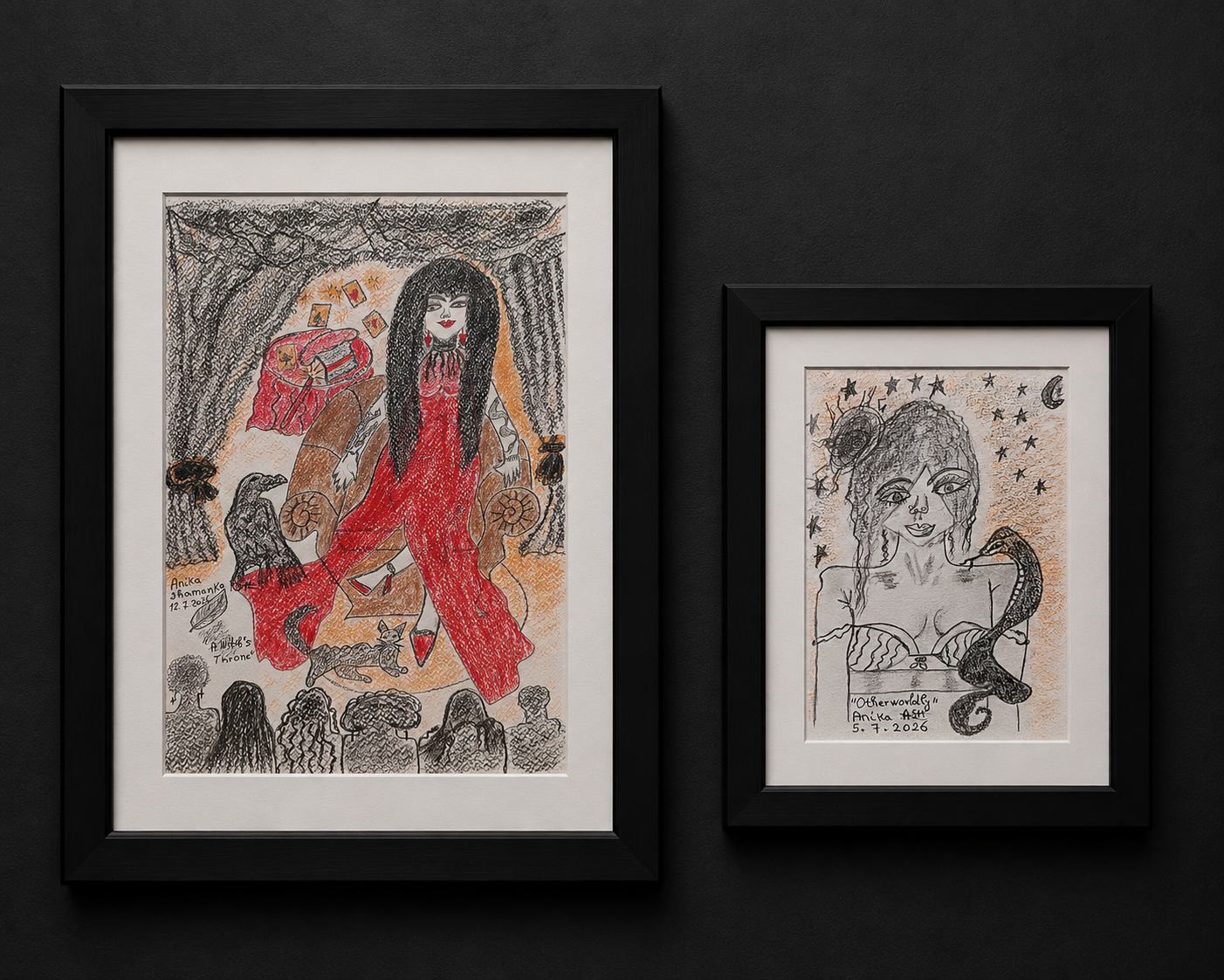 Original + Fine Art Print Collector Bundle — A Witch's Throne & Otherworldly