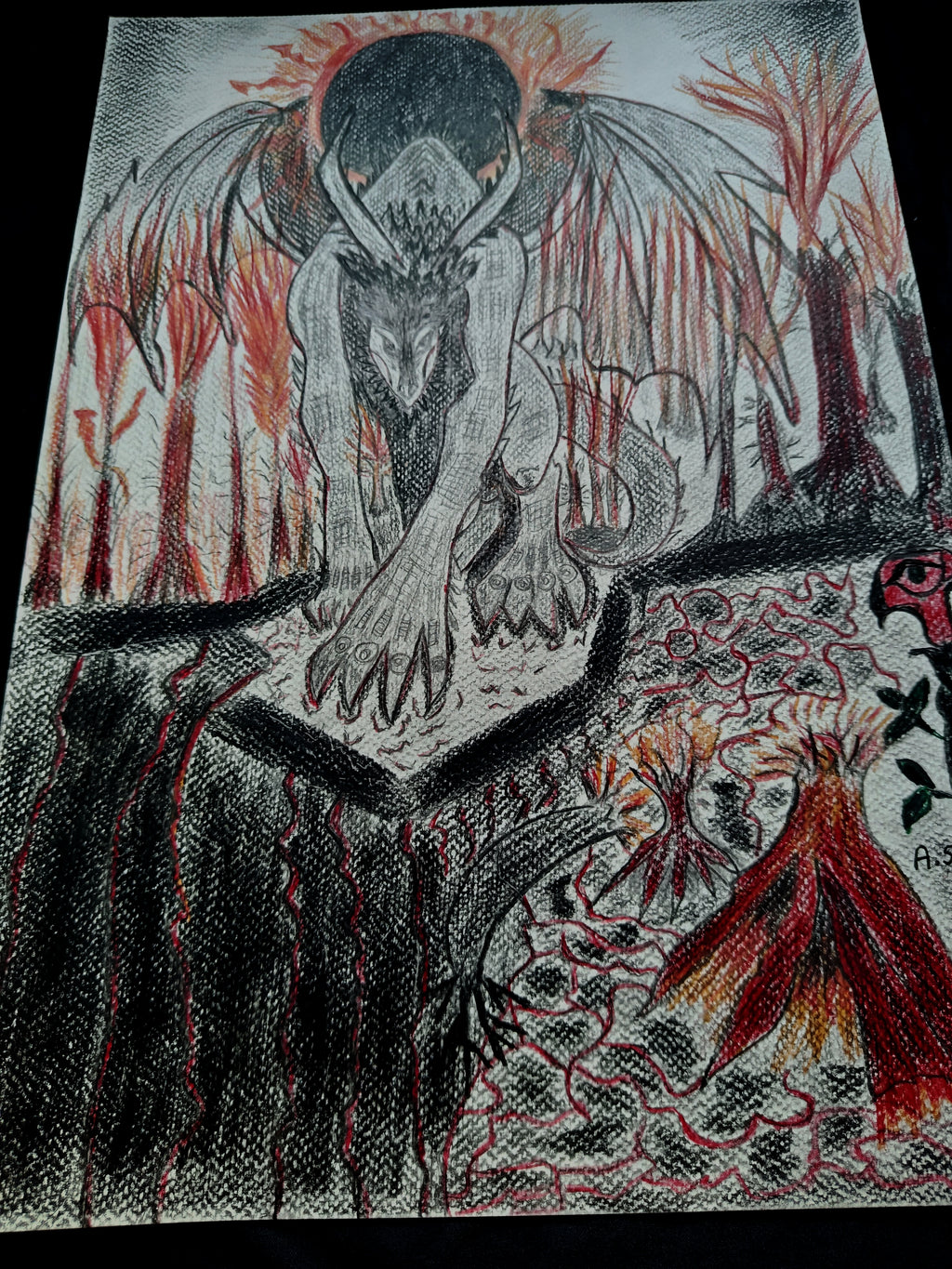 Belial — Original A3 Occult Art