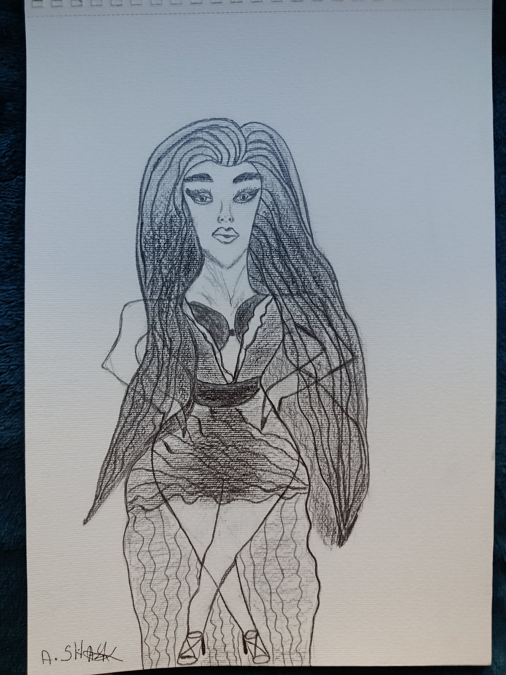 Badass — Graphite Original Sketch