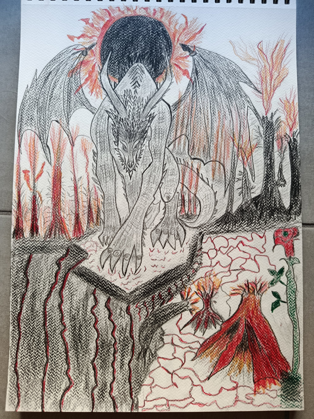 Belial — Original A3 Occult Art