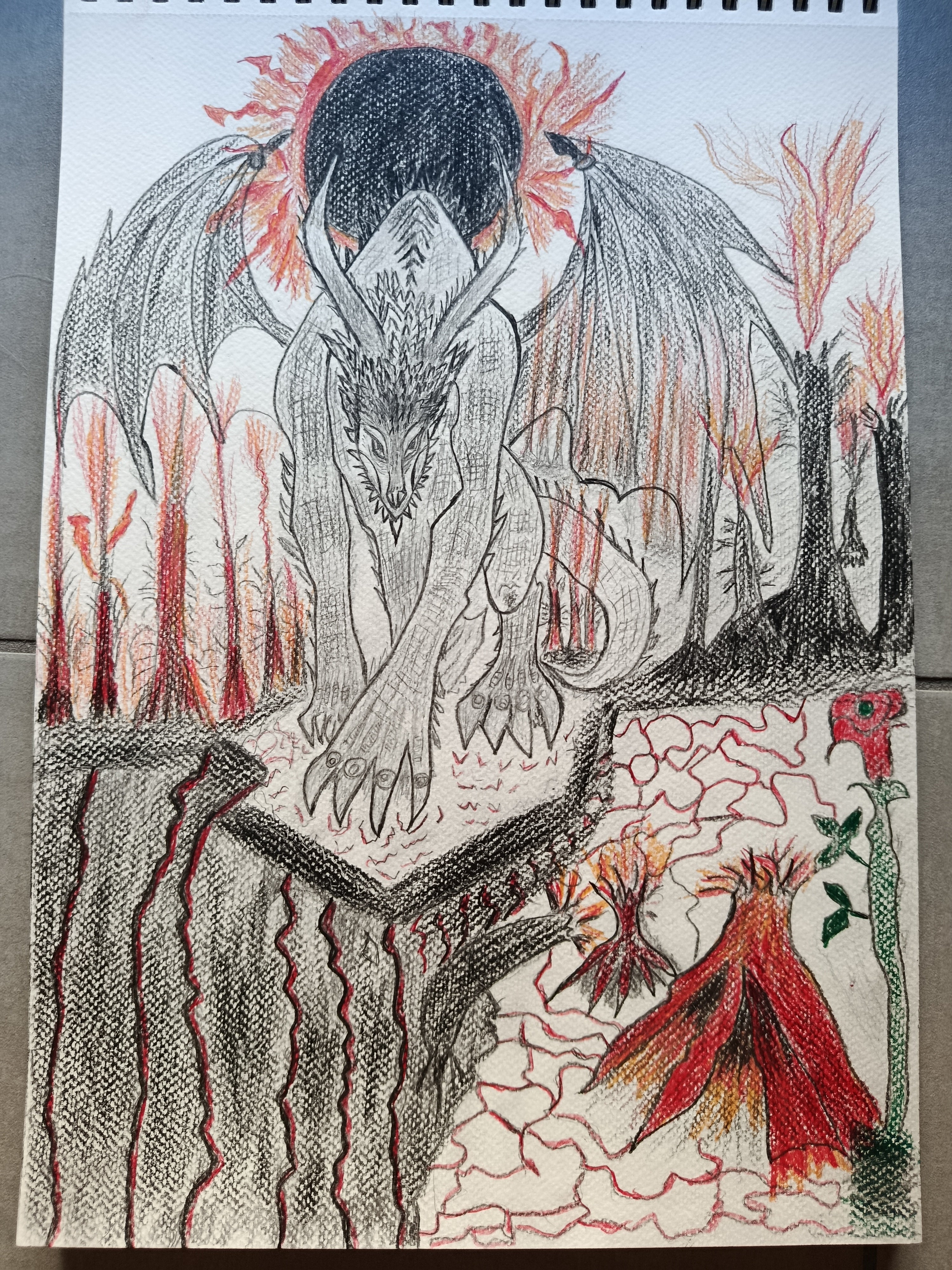 Belial — Original A3 Occult Art