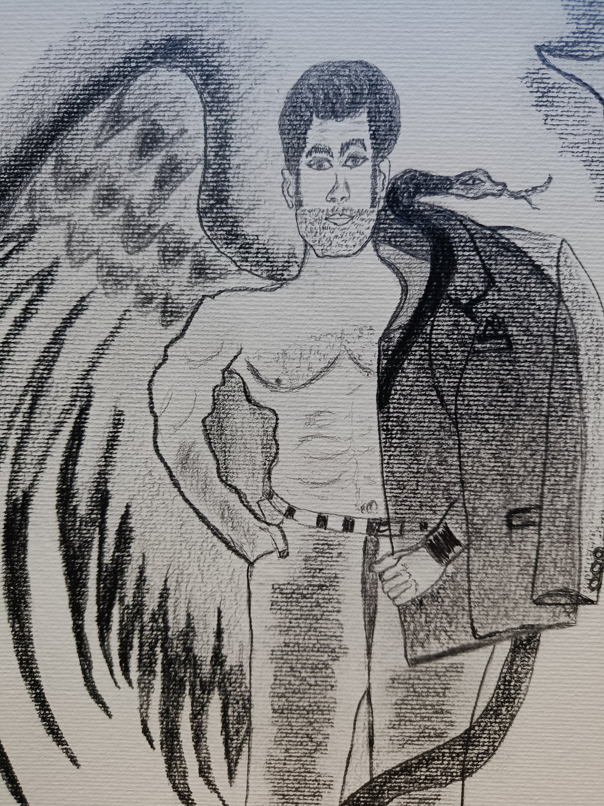 Lucifer — Original Graphite Drawing
