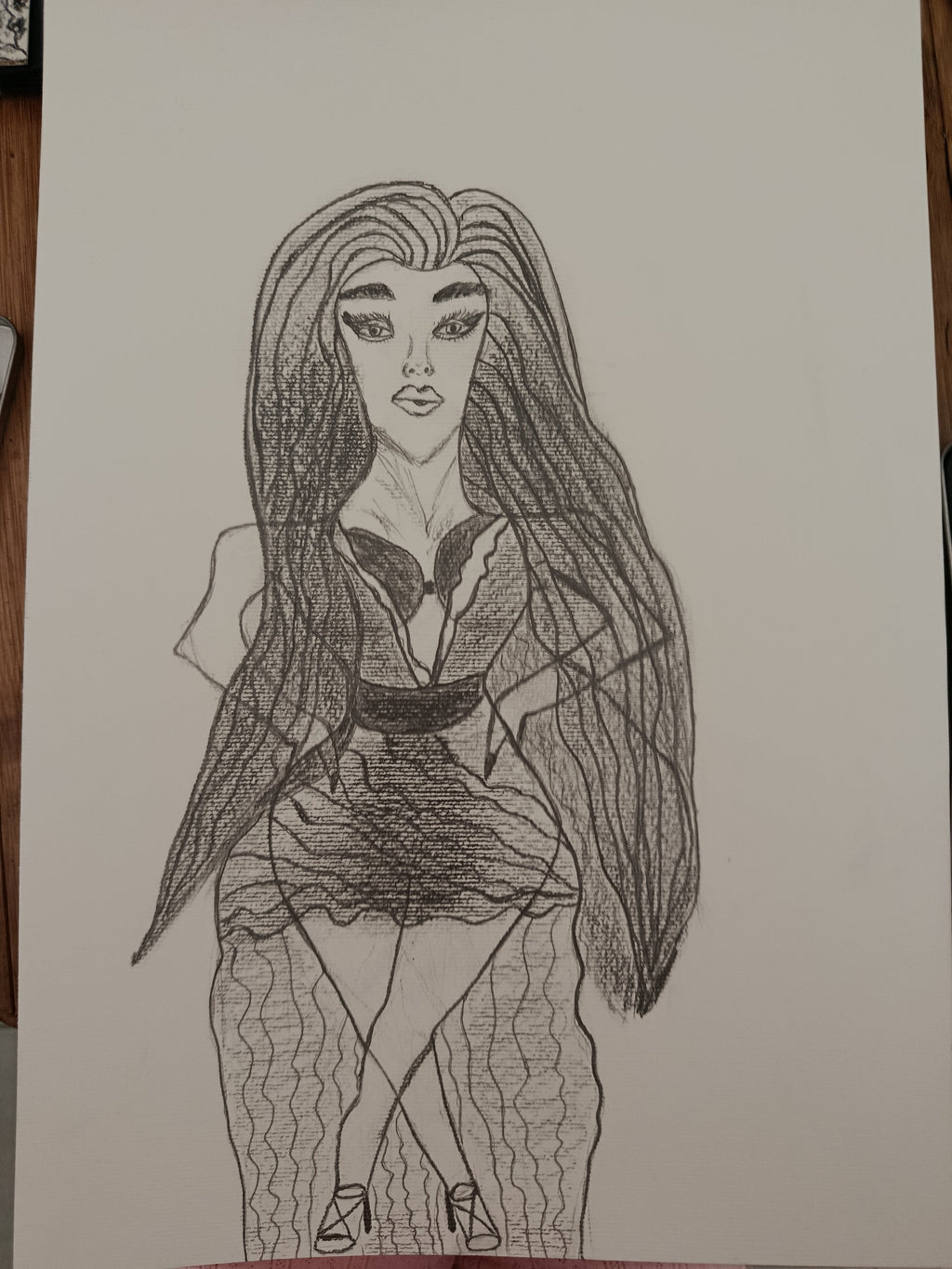 Badass — Graphite Original Sketch