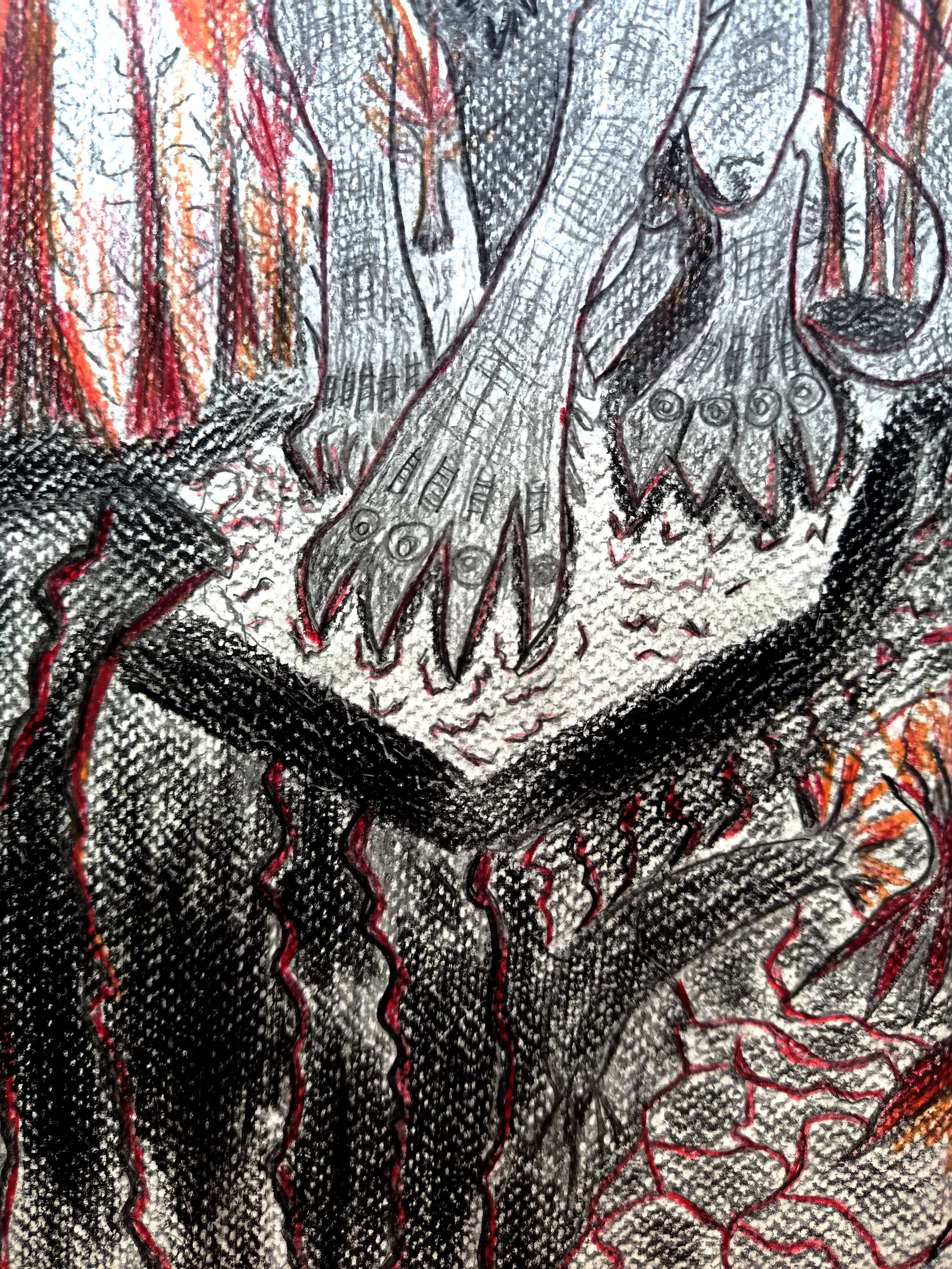 Belial — Original A3 Occult Art