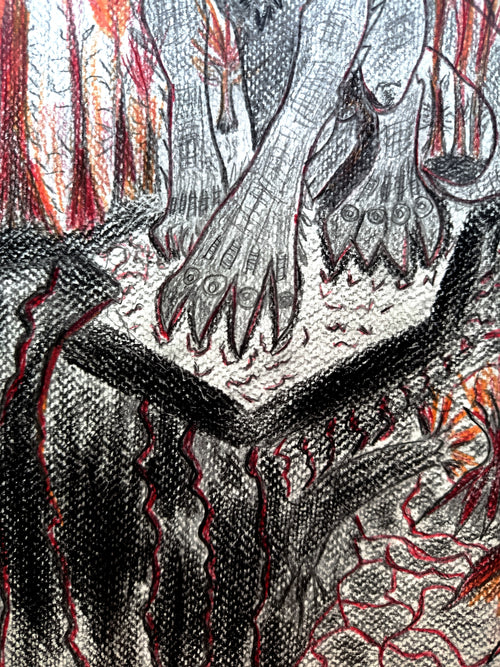 Belial — Original A3 Occult Art