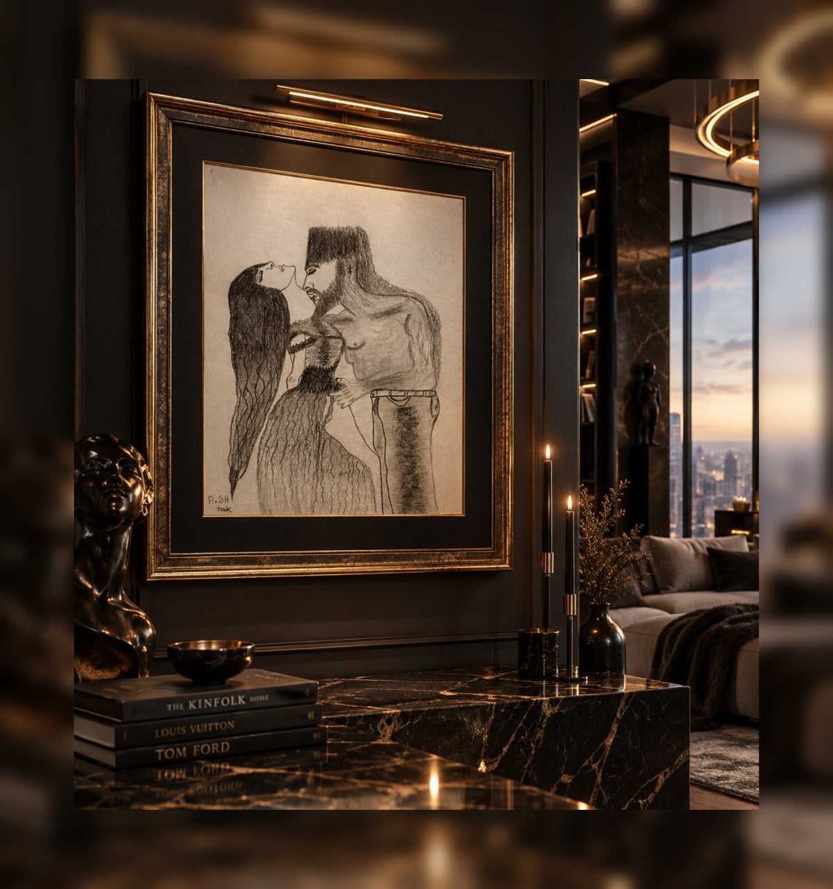 Dominion — Original Graphite Drawing