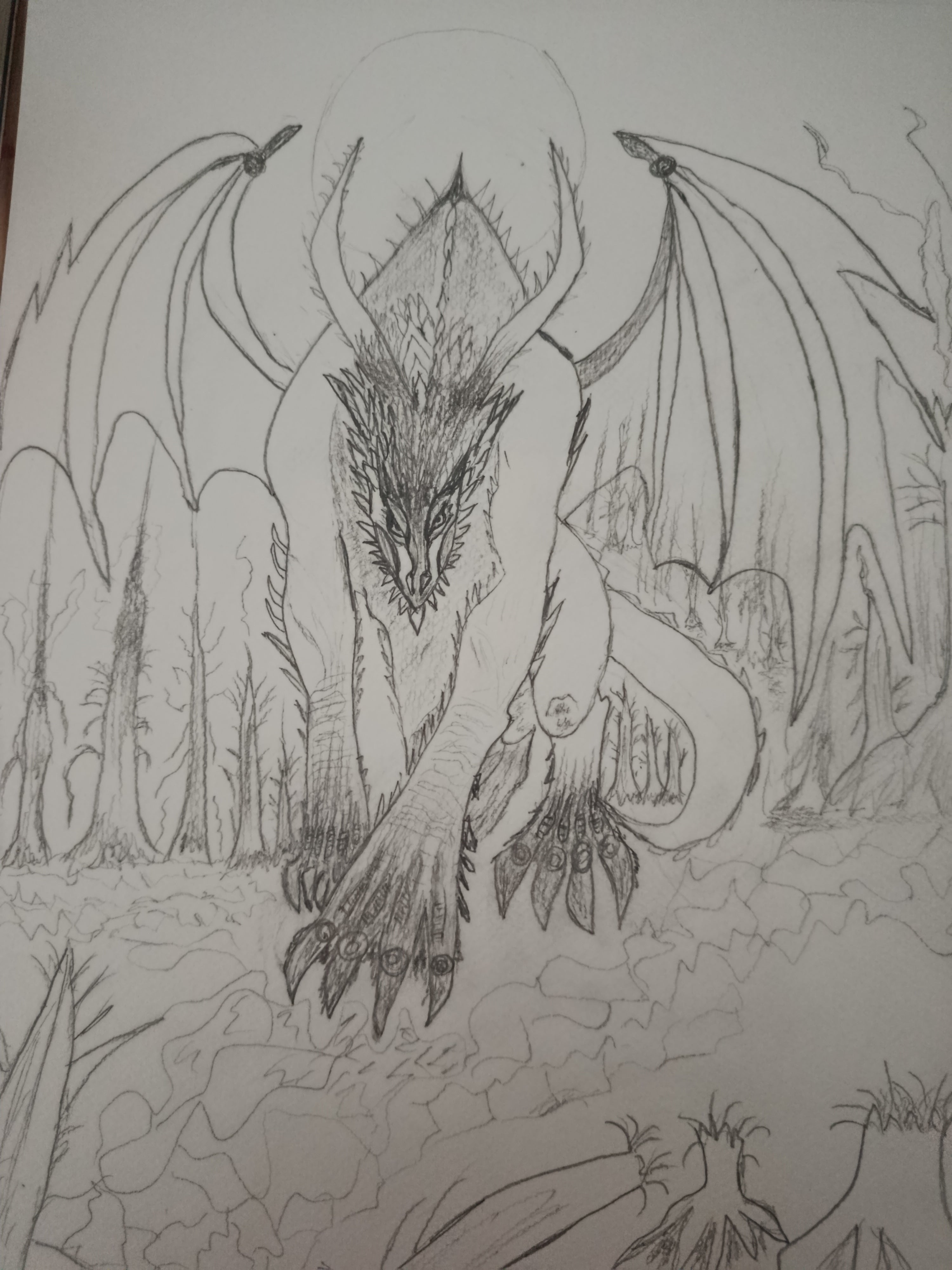 Belial — Original A3 Occult Art