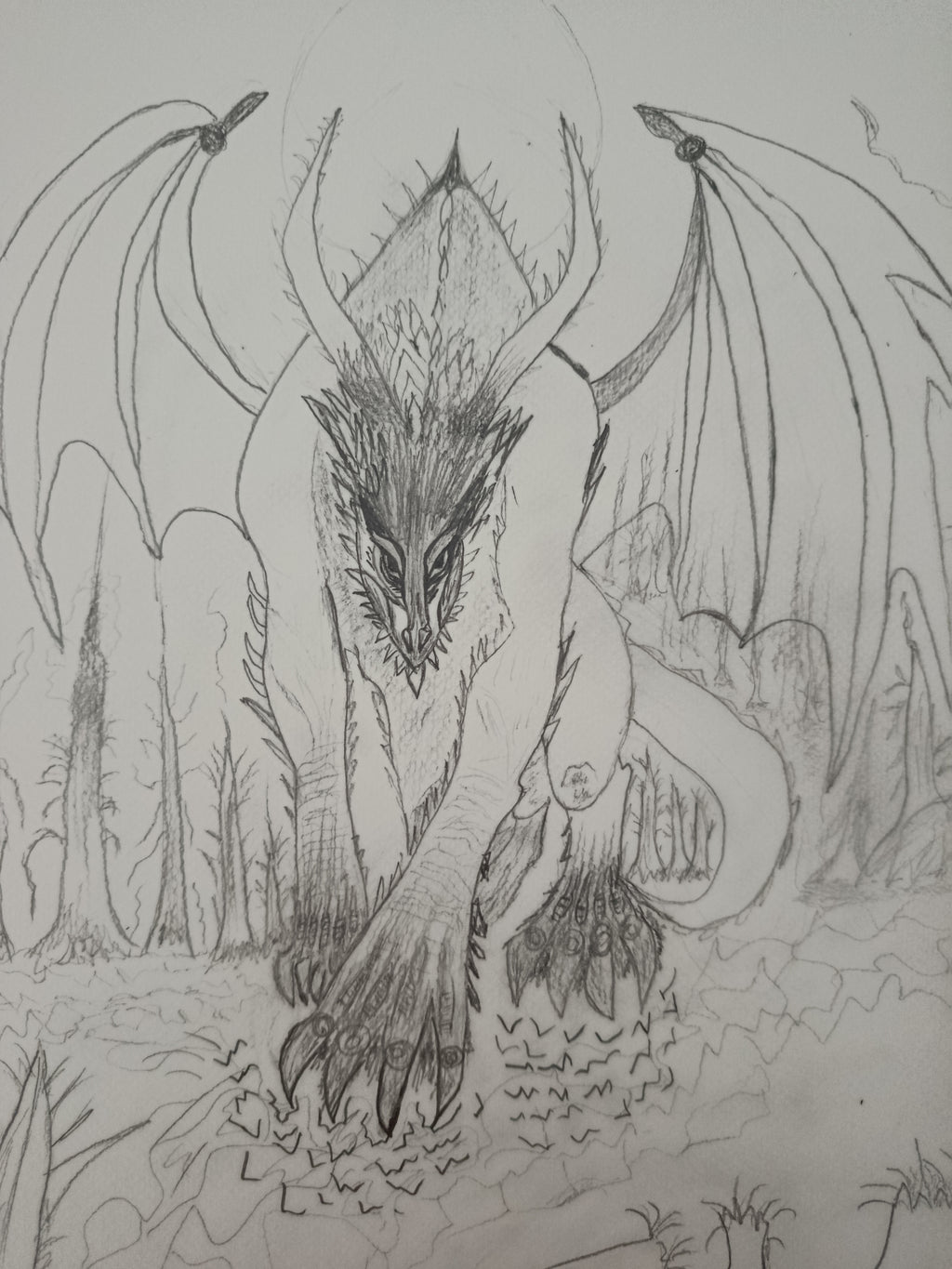 Belial — Original A3 Occult Art